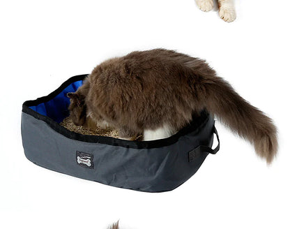 Portable Folding Cat Litter Box - Pet Supplies