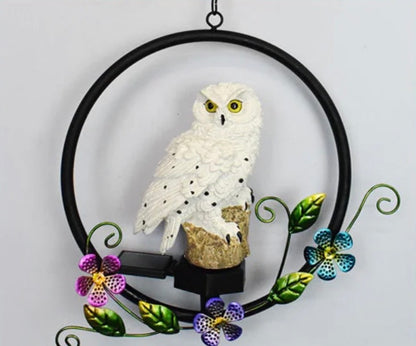 Solar Owl LED Hanging Light