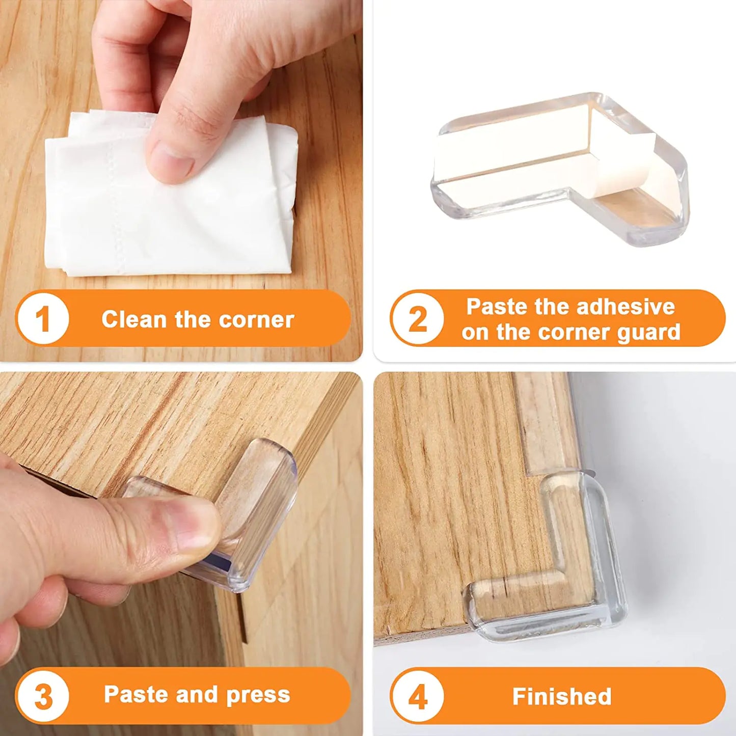 Baby Safety Silicone Table Corner Protectors